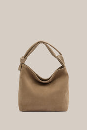Jess Suede Pouch Brown