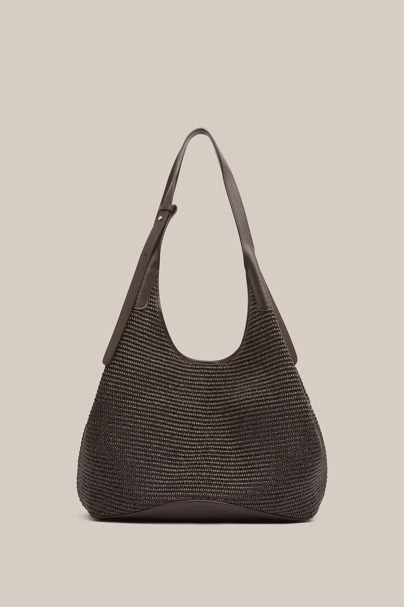 Romy Resort Shopper Tote Dark Chocolate