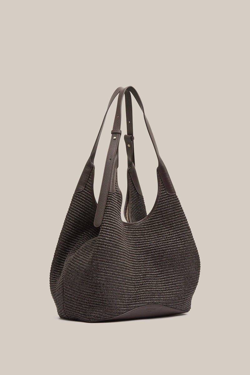 Romy Resort Shopper Tote Dark Chocolate