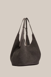 Romy Resort Shopper Tote Dark Chocolate