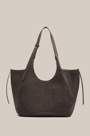 Romy Resort Shopper Tote Dark Chocolate