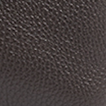 Sloane Dark Chocolate Leather Crossbody Clutch