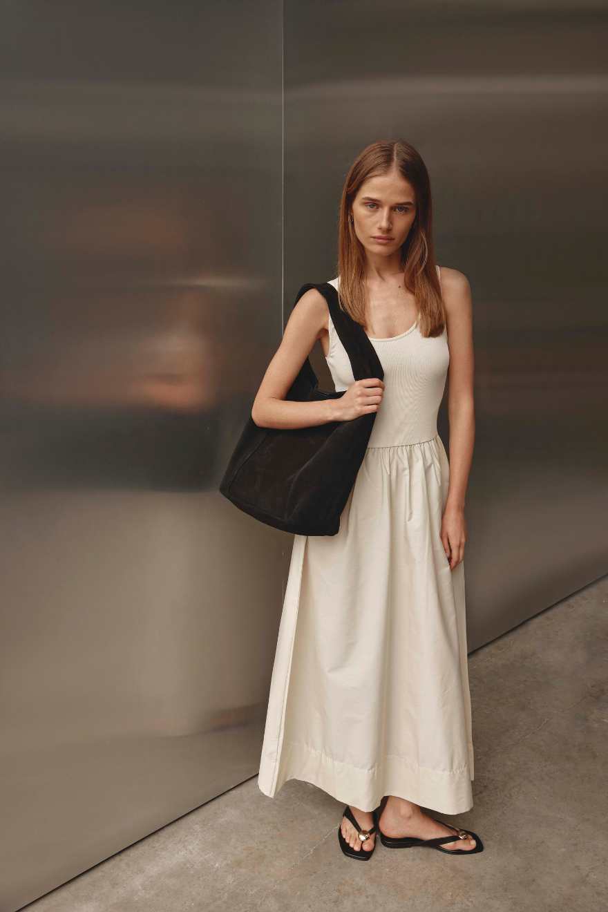 Sienna 2.0 Black Suede Hobo