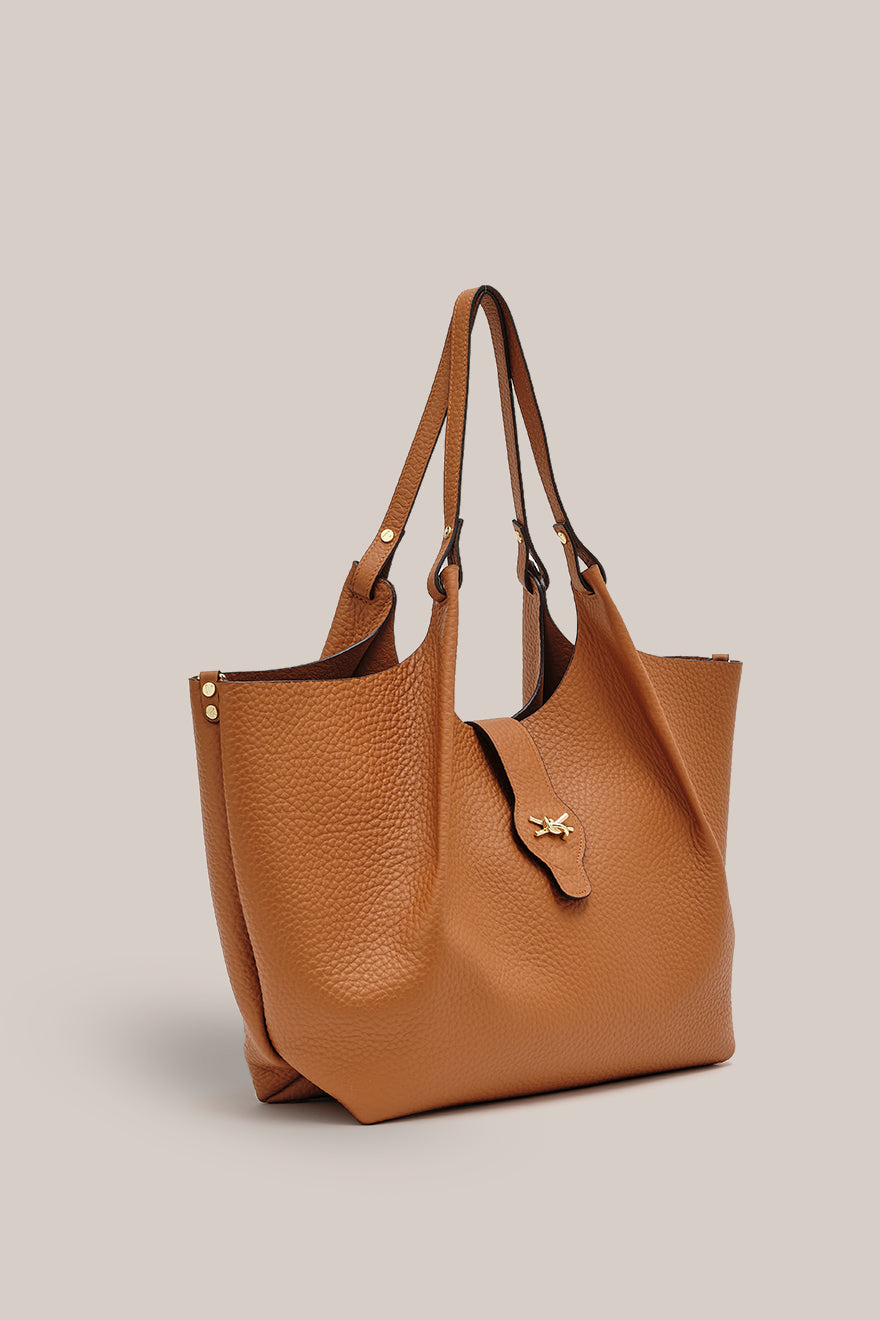Grace Large Tan East West Tote