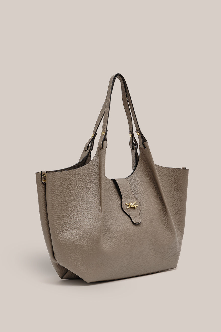 Grace Large Taupe East West Tote
