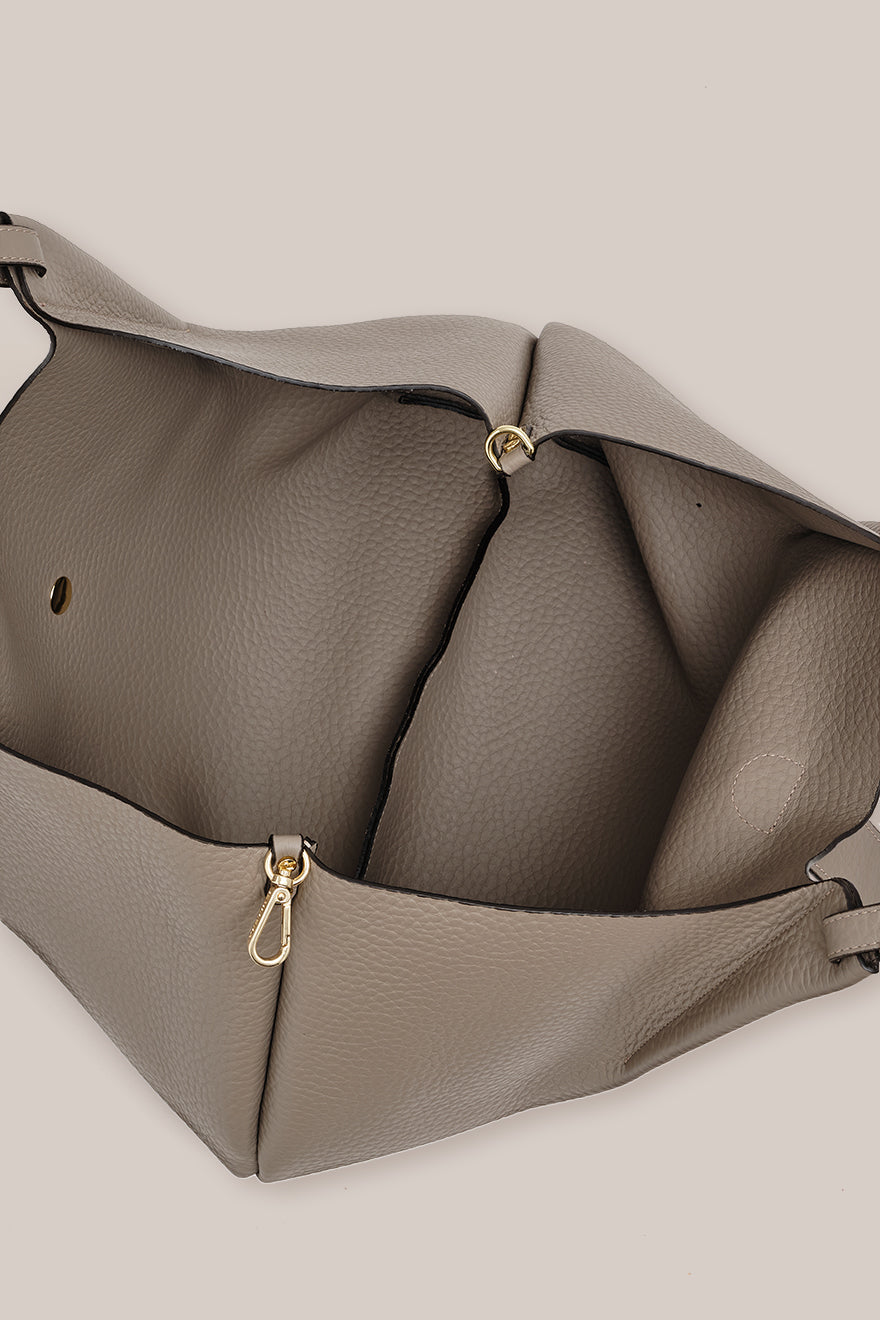 Grace Large Taupe East West Tote