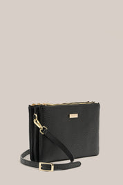 Tessa Black Trio Crossbody