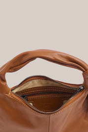 Allegra Mini Tan Knot Crescent