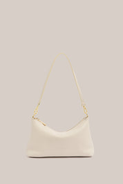 Ashley Ivory Leather Crossbody Bag