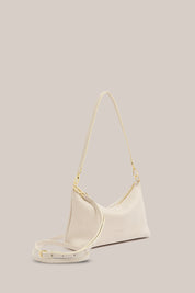 Ashley Ivory Leather Crossbody Bag