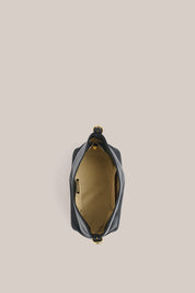 Eden Black Leather Shoulder Bag