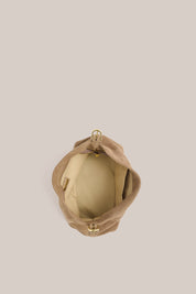 Eden Brown Suede Shoulder Bag