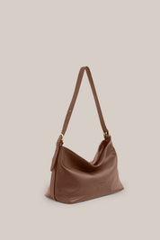 Eden Mocha Leather Shoulder Bag