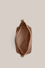 Eden Mocha Leather Shoulder Bag