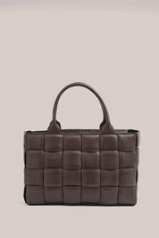 Margot XL Dark Chocolate Woven Tote