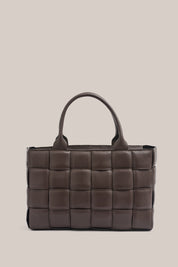 Margot XL Dark Chocolate Woven Tote