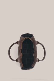 Margot XL Dark Chocolate Woven Tote