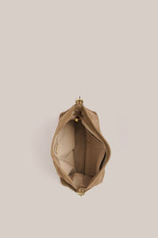 Savannah Brown Suede Hobo Bag
