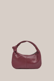 Allegra Mini Bordeaux Knot Crescent