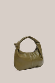 Allegra Mini Khaki Knot Crescent
