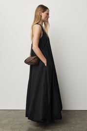 Vivi Woven Shoulder Crossbody Chocolate