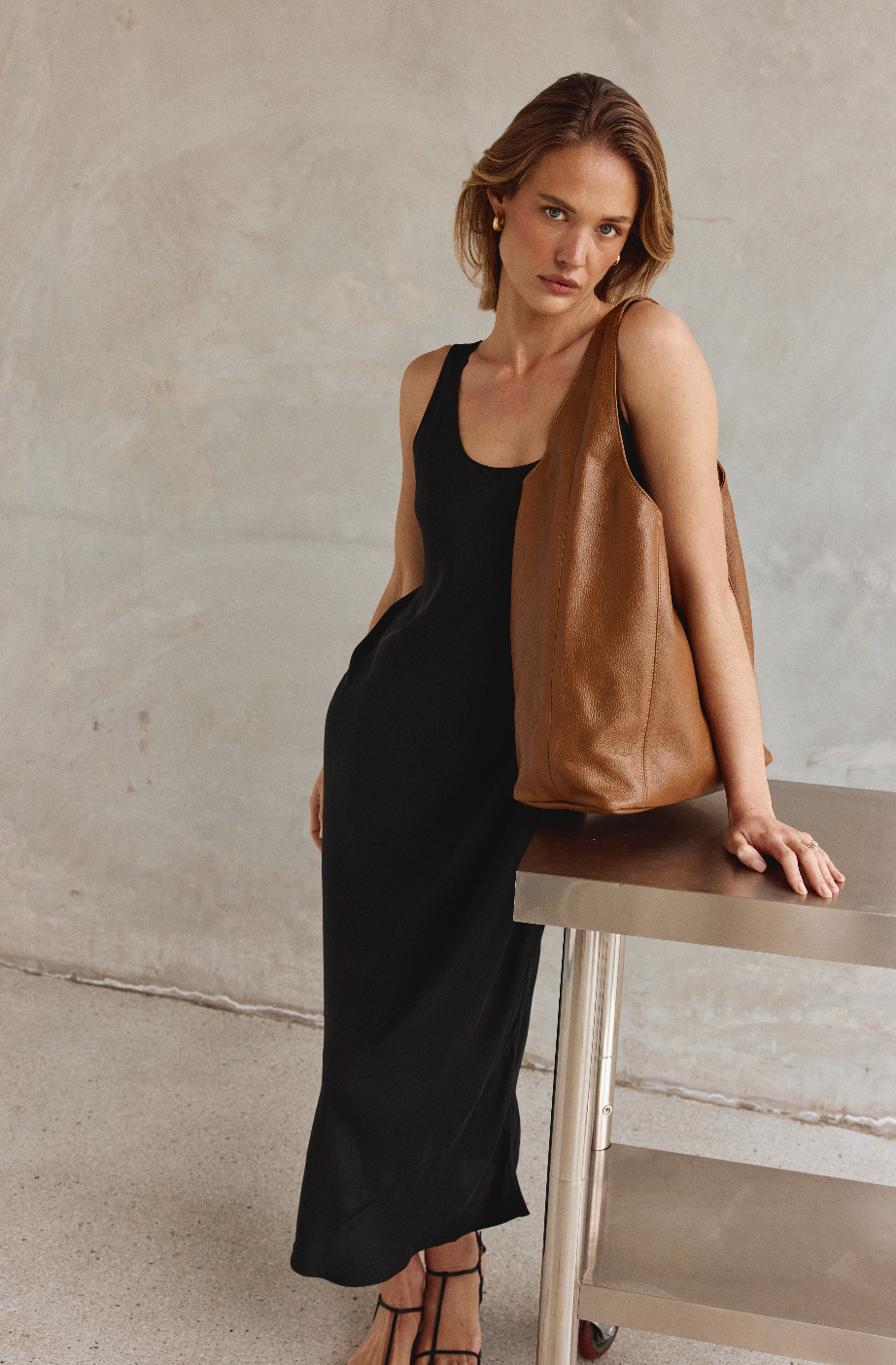 Scarlett 2.0 Chestnut Leather Hobo