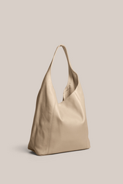 Scarlett 2.0 Beige Leather Hobo