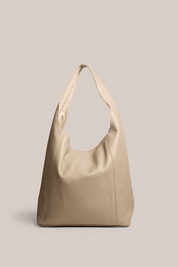 Scarlett 2.0 Beige Leather Hobo