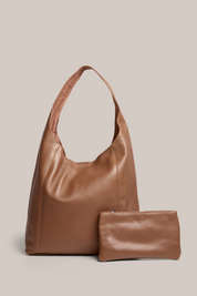 Scarlett 2.0 Chestnut Leather Hobo