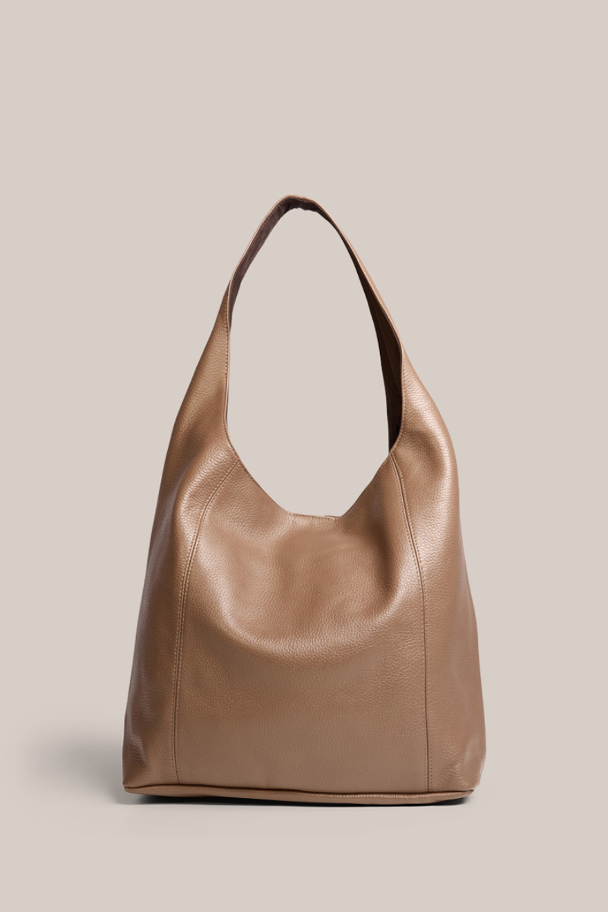 Scarlett 2.0 Milk Chocolate Leather Hobo