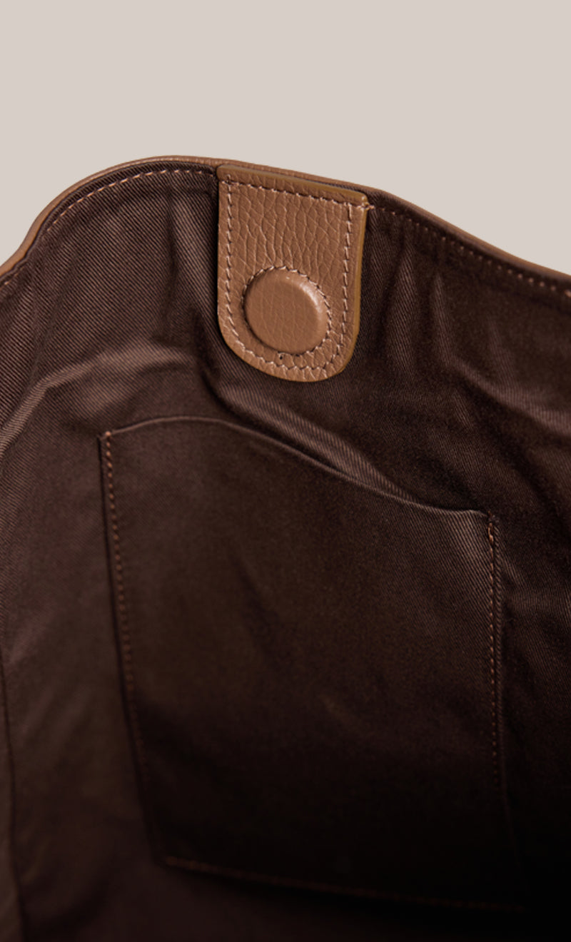 Scarlett 2.0 Milk Chocolate Leather Hobo