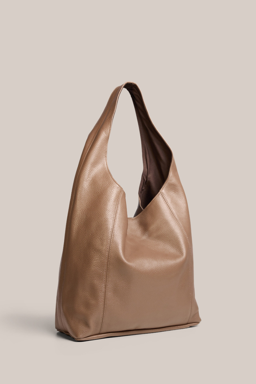 Scarlett 2.0 Milk Chocolate Leather Hobo