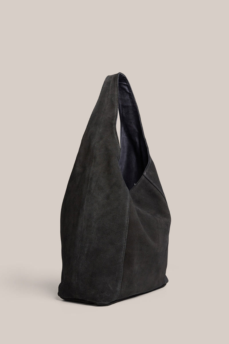 Sienna 2.0 Black Suede Hobo
