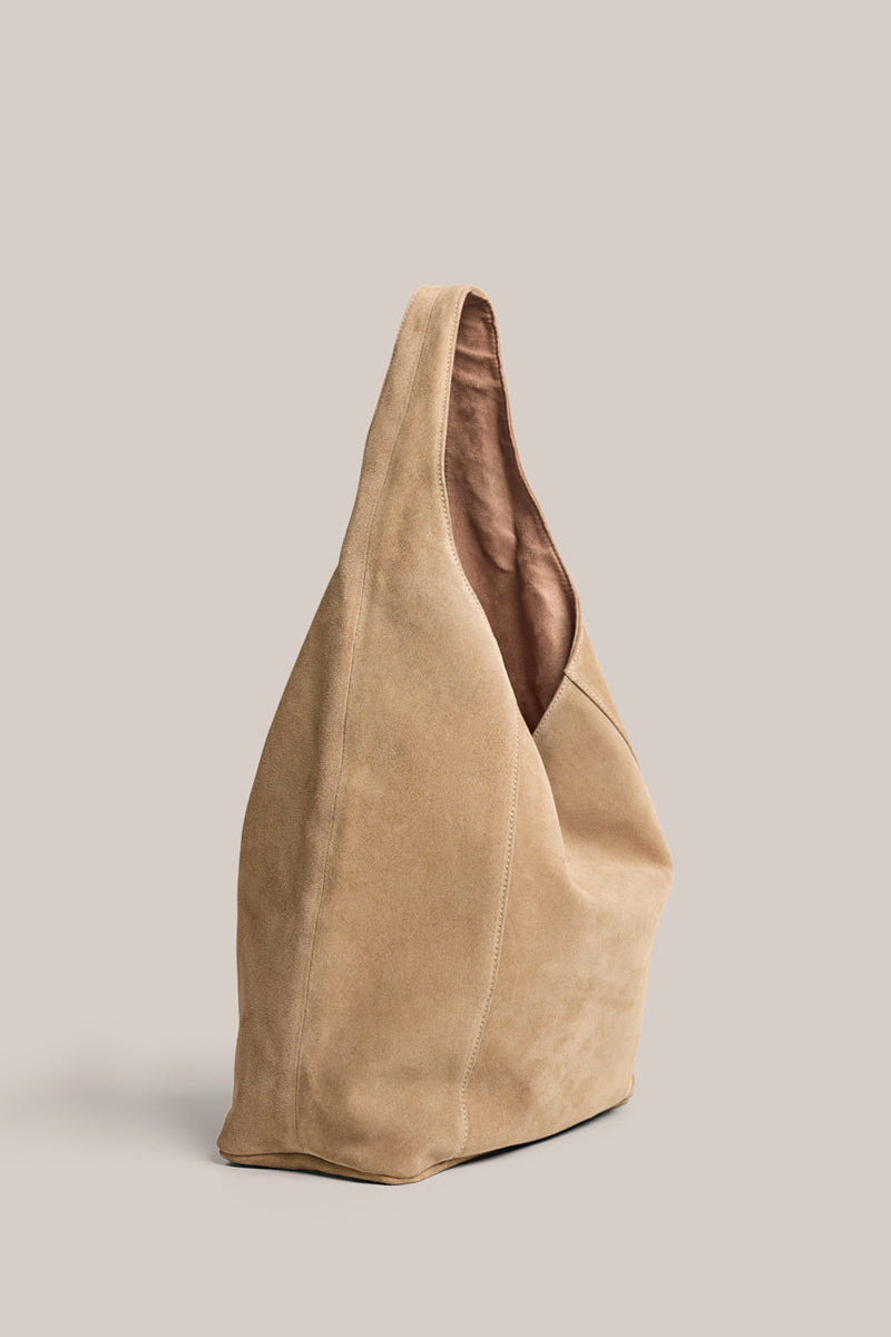 Sienna 2.0 Brown Suede Hobo