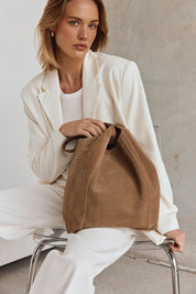 Sienna 2.0 Brown Suede Hobo
