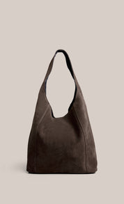 Sienna 2.0 Dark Chocolate Suede Hobo