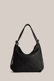 Woven Bella Black 2-in-1 Convertible Backpack Tote