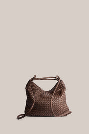 Woven Bella Dark Chocolate 2-in-1 Convertible Backpack Tote