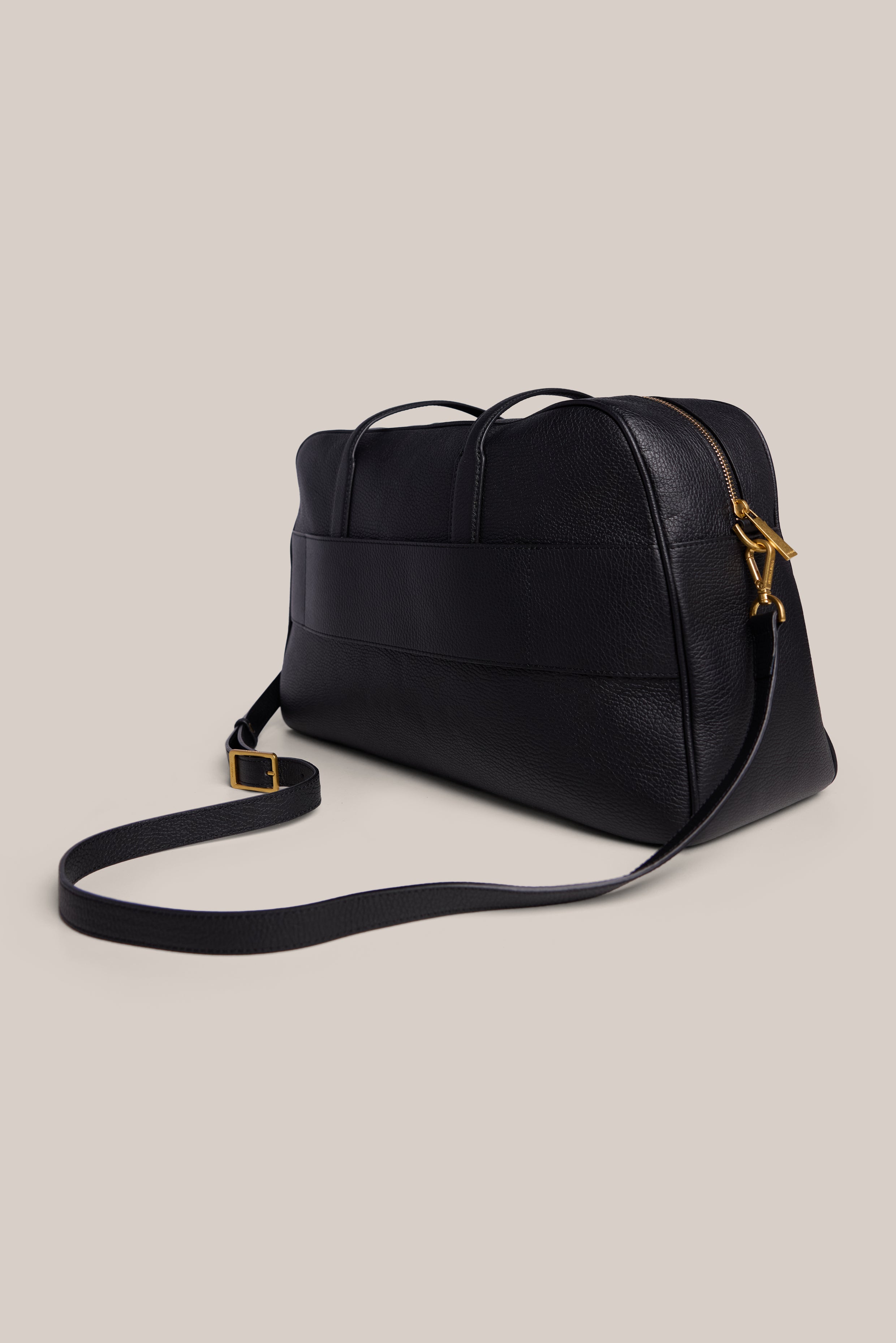 Vera Black Large Bowler Bag