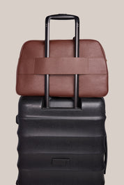 Vera Mahogany Large Bowler Bag