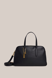 Vera Black Medium Bowler Bag