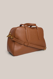 Vera Cognac Medium Bowler Bag