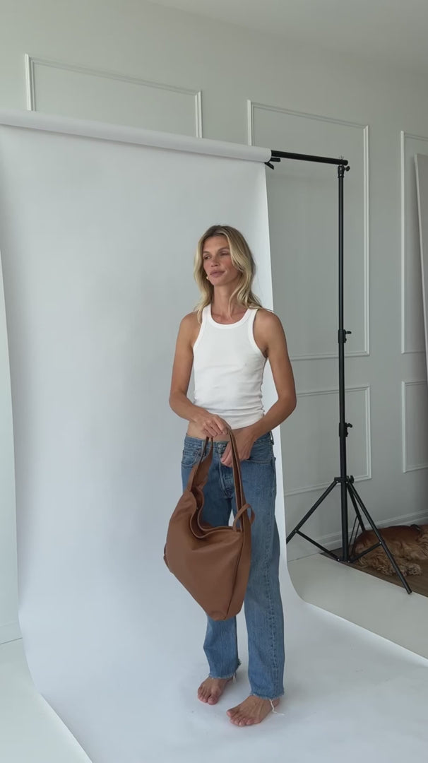 Bella Tan 2-in-1 Convertible Backpack Tote