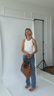 Bella Tan 2-in-1 Convertible Backpack Tote